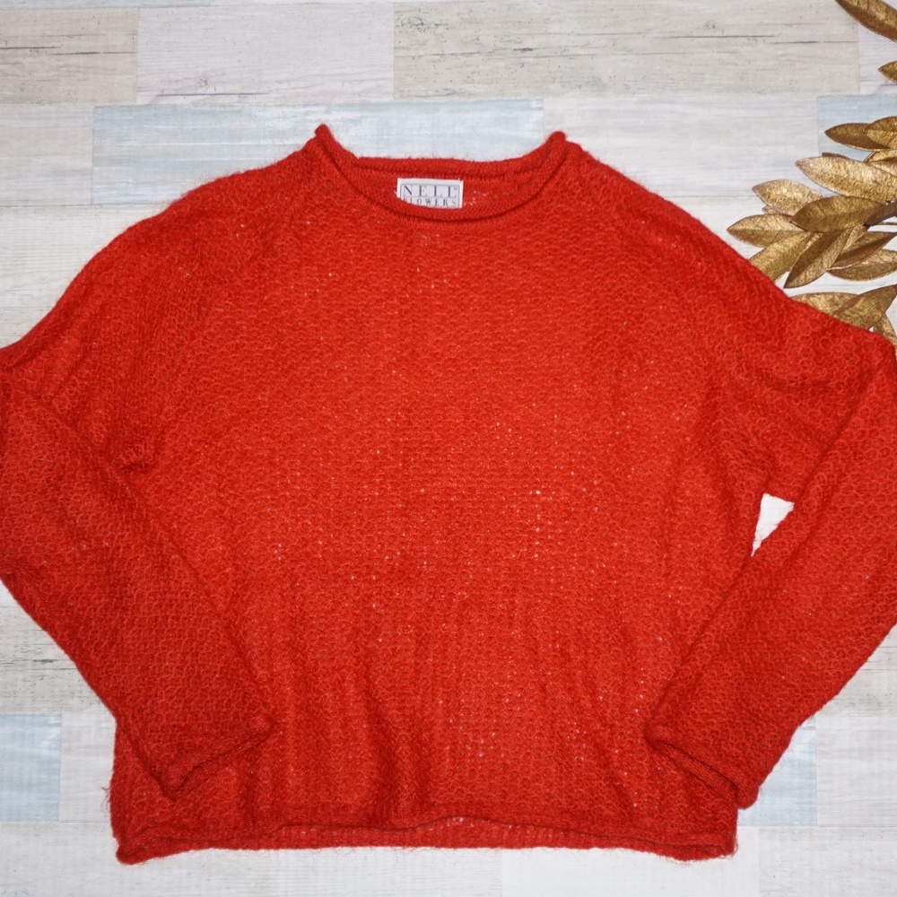 Vintage Nell Flowers by J. G. Hook Sweater